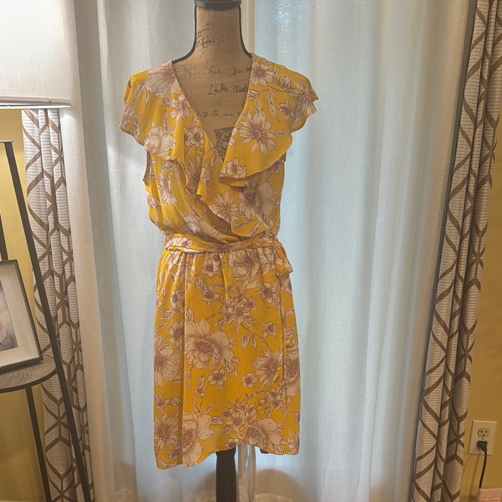 Floral Yellow Dress